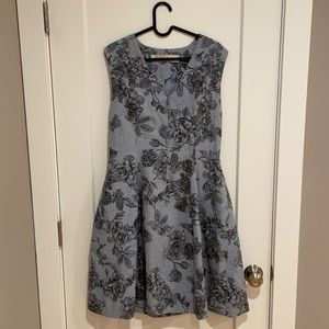 Lela Rose beautiful blue summer dress, size 8